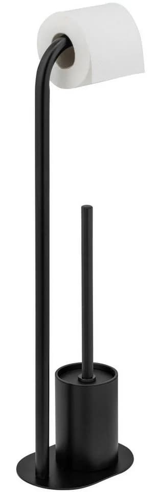 WENKO Levante WC-Garnitur Schwarz Metall - Bild 5