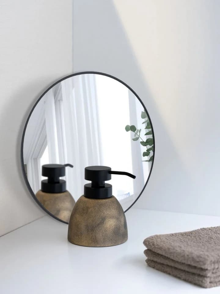 WENKO Badaccessoire-Set Tremea 2-tlg. Keramik Bronze-matt