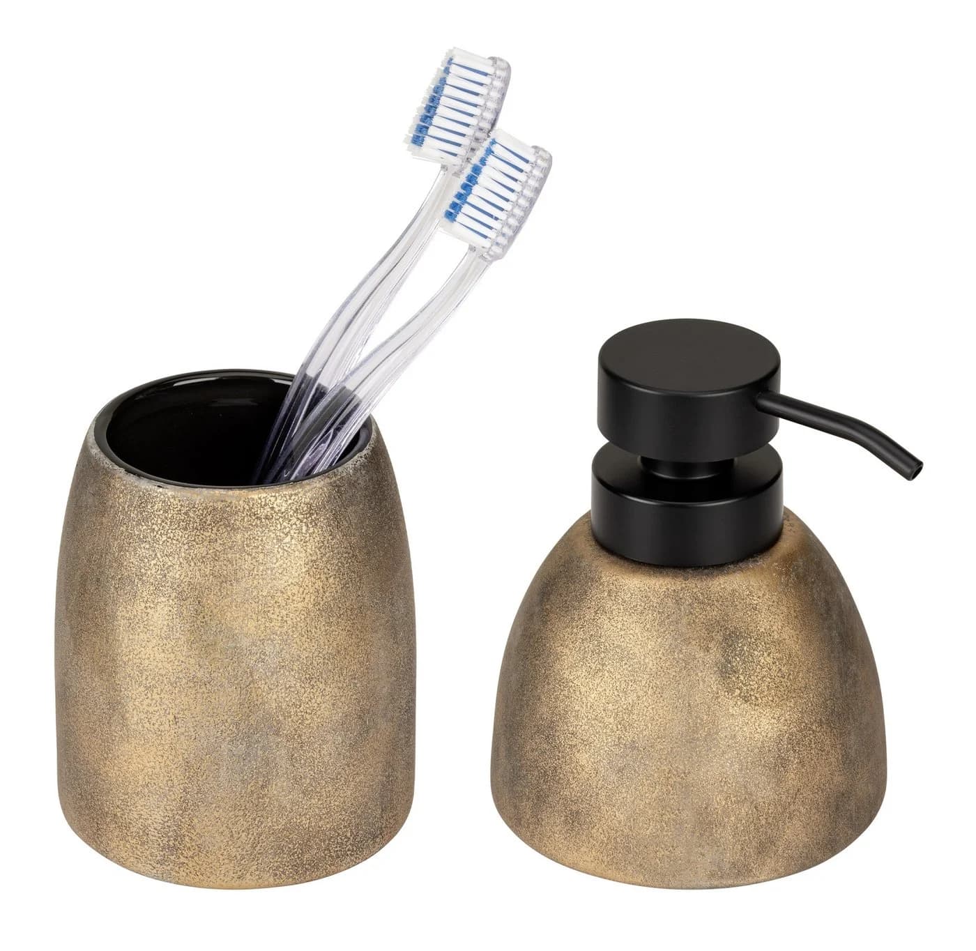 WENKO Badaccessoire-Set Tremea 2-tlg. Keramik Bronze-matt - Bild 3