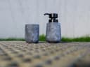 WENKO Badaccessoire-Set Sacile 2-tlg. Grau Keramik Bild 1