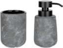WENKO Badaccessoire-Set Sacile 2-tlg. Grau Keramik Bild 2