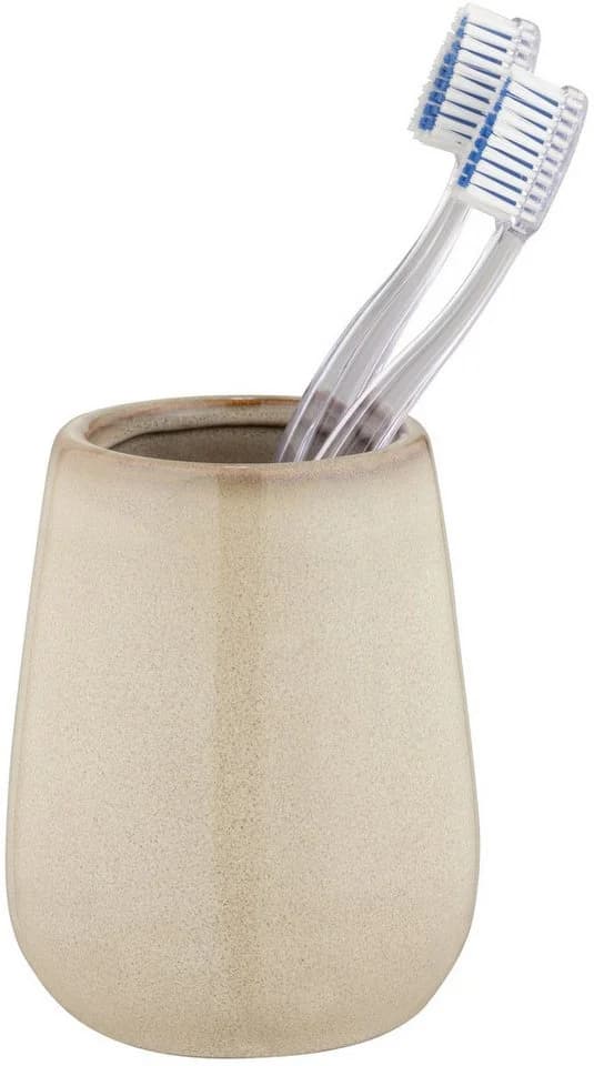 WENKO Badaccessoire-Set Sirmione 2-tlg. Beige Keramik - Bild 4