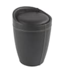 WENKO Wäschesammler Candy in Lederoptik 20 l Braun Bild 1