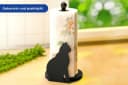 Maximex Küchenrollenhalter Katze Schwarz Holz Bild 4