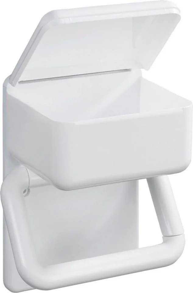 Maximex Toilettenpapierhalter 2 in 1 mit Ablage Weiß - Bild 2