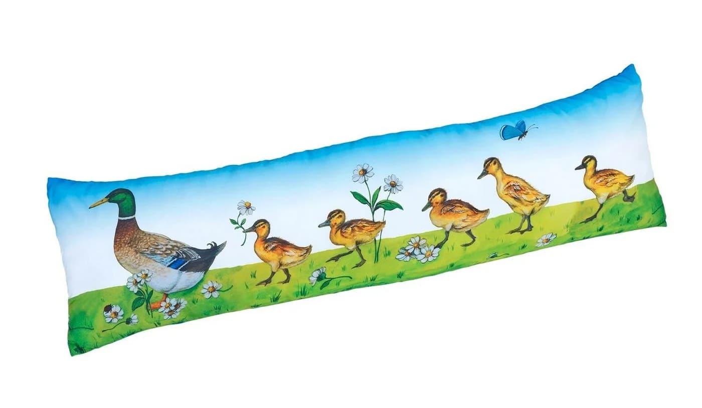 WENKO Zugluftstopper Entenfamilie Türdichtung 100% Polyester