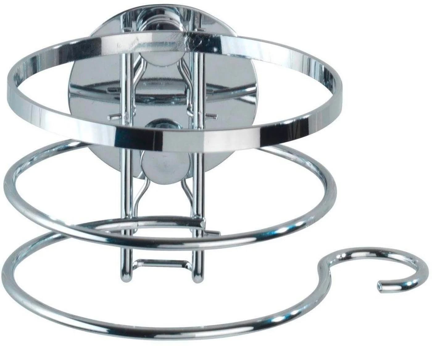 WENKO Haartrocknerhalter Turbo-Loc Edelstahl Silber