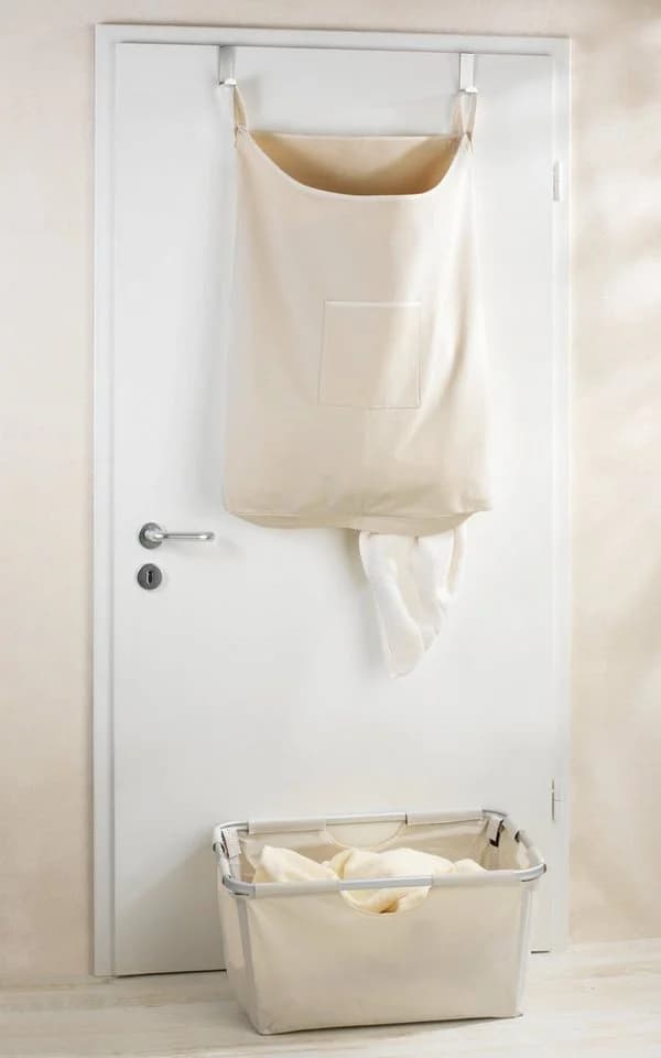 WENKO Wäschesortierer Canguro Beige 65 Liter Baumwolle