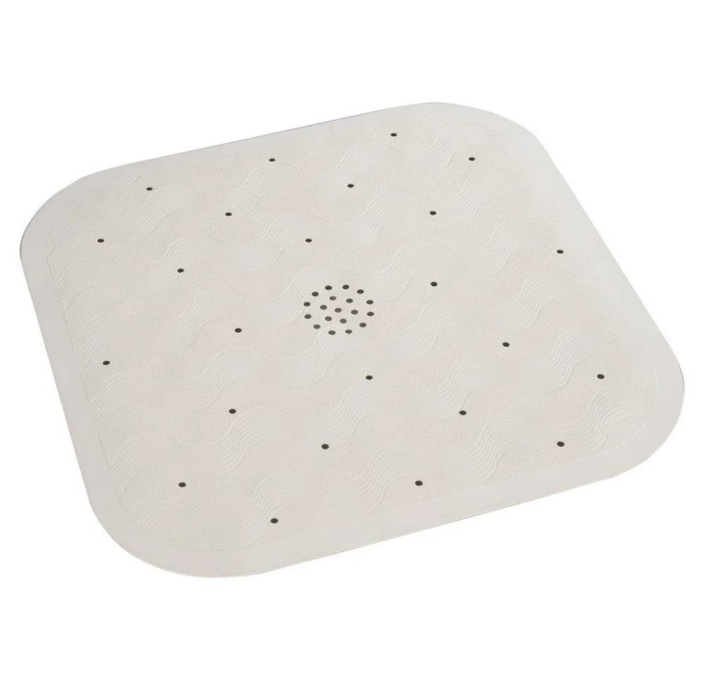 WENKO Duscheinlage Natur-Kautschuk Rutschfest Quadratisch Beige - Bild 2