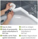 WENKO Wannenabdichtband Extrabreit 3,5 m Weiß Bild 5