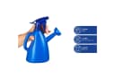 WENKO 2-in-1 Gießkanne 800ml Blau mit Brausekopf und Aufsätzen Bild 1