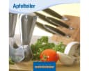 EUROHOME Apfelteiler Obstschneider aus Aluminium & Edelstahl Bild 4