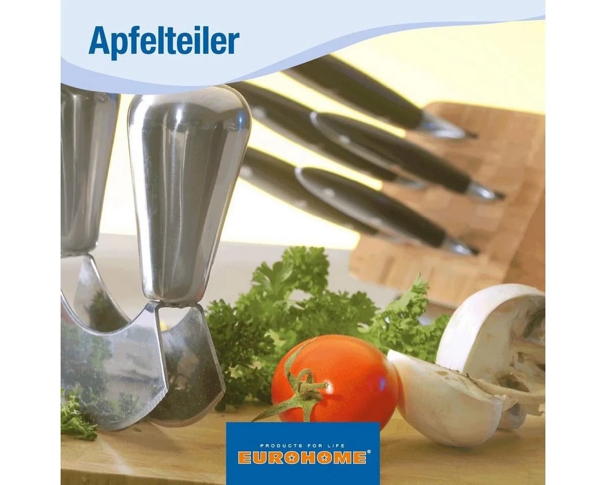 EUROHOME Apfelteiler Obstschneider aus Aluminium & Edelstahl - Bild 4