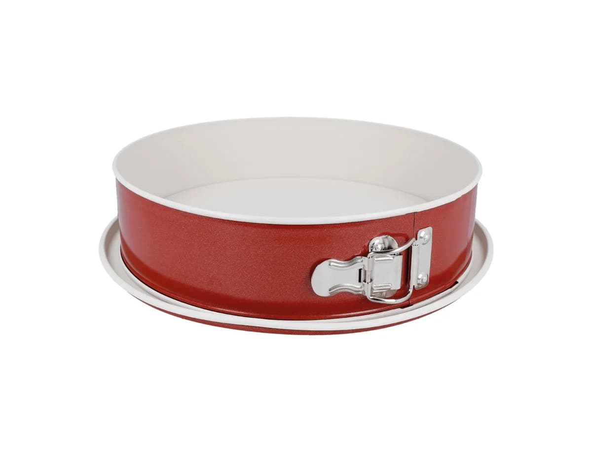 EUROHOME Springform Ø28 cm Antihaftbeschichtung rot-creme - Bild 2
