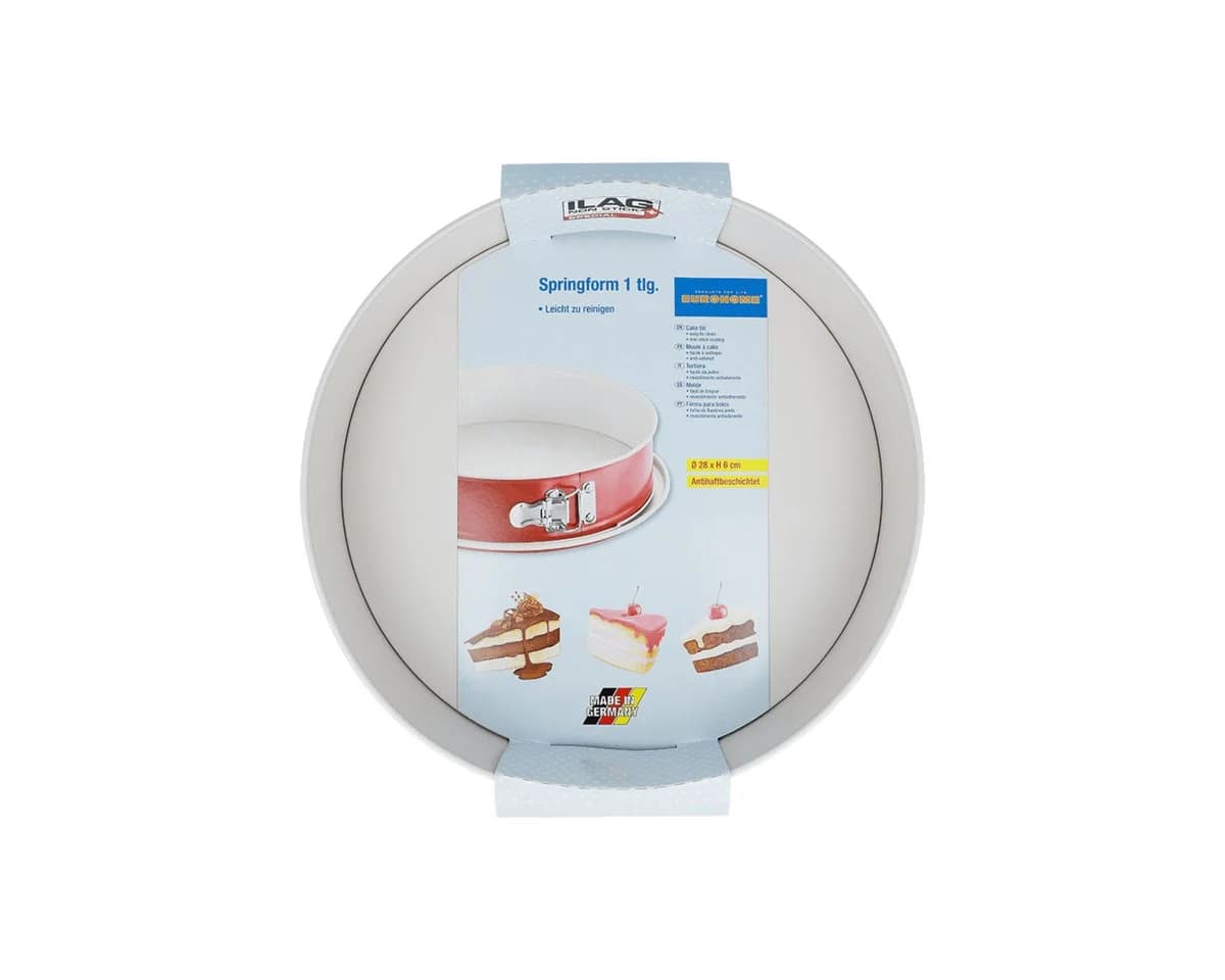 EUROHOME Springform Ø28 cm Antihaftbeschichtung rot-creme - Bild 5