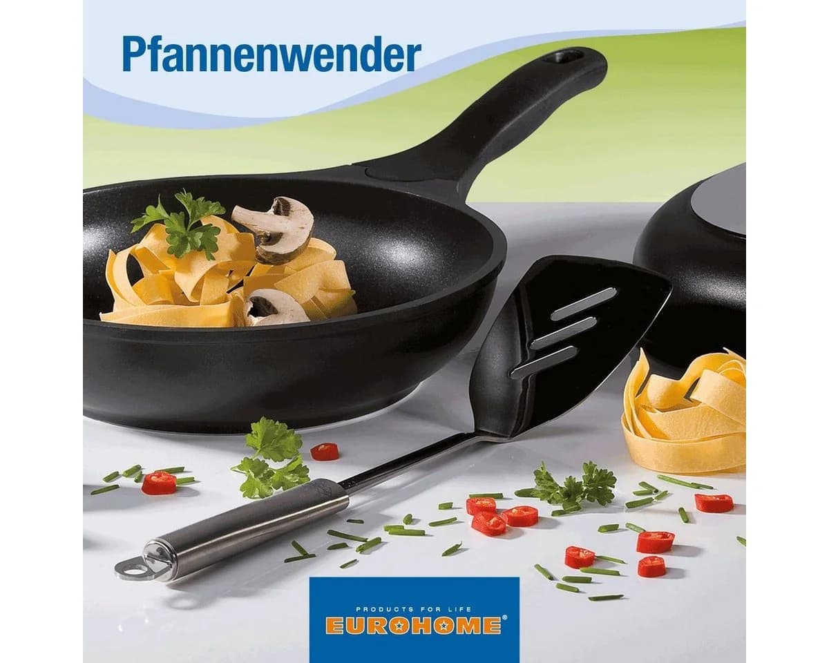 EUROHOME Pfannenwender CARMEN Edelstahl mit Silikonkante - Bild 5