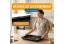 EUROHOME Ausziehbares Backblech Schwarz Antihaftbeschichtung Bild 5