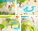 JACK Kinderbettwäsche Zoo Tierpark Biber 135x200cm Biber Bild 5