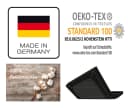 BIERBAUM Spannbettlaken Mako Satin Blau 100% Baumwolle Bild 5