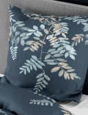 Bierbaum Bettwäsche Set Mako-Satin Blau Floral Bild 4