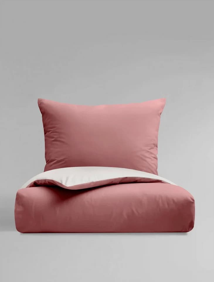 Bierbaum Wendebettwäsche Modern Uni Rosa Renforcé - Bild 3