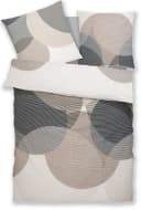 Bierbaum Bettwäsche Carla Taupe Seersucker 100% Baumwolle Bild 1