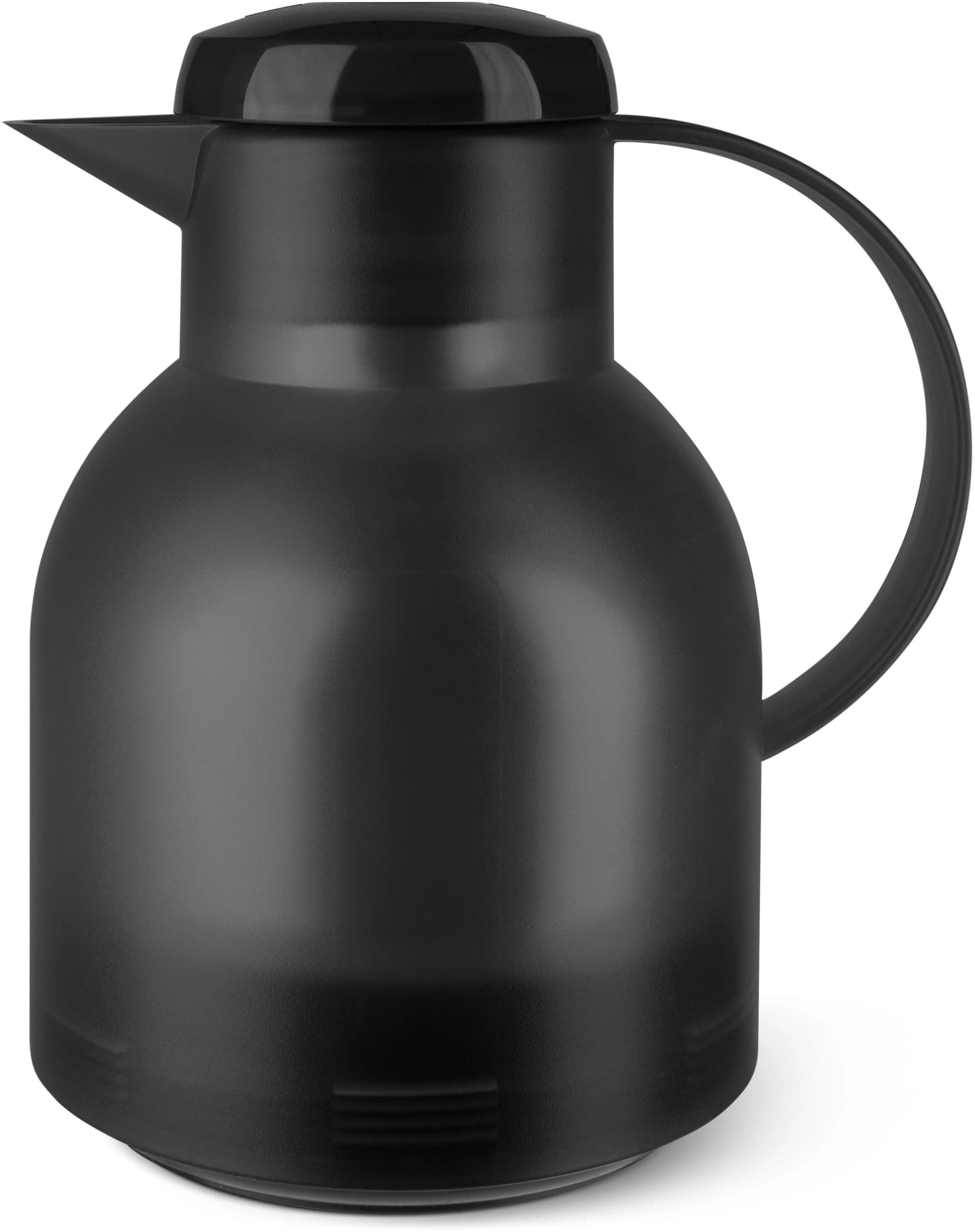 EMSA Isolierkanne Samba Schwarz 1L Glas-Kunststoff