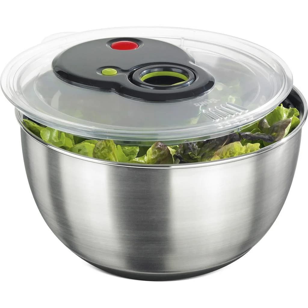 Emsa Salatschleuder Turboline Transparent Metall 4,5 L