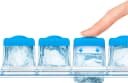 Emsa Eiswürfelform Clip & Close Blau Transparent Kunststoff Bild 5