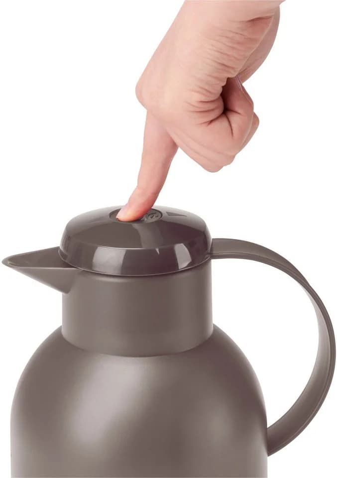 Isolierkanne EMSA Samba taupe 1,5l Glas - Bild 4