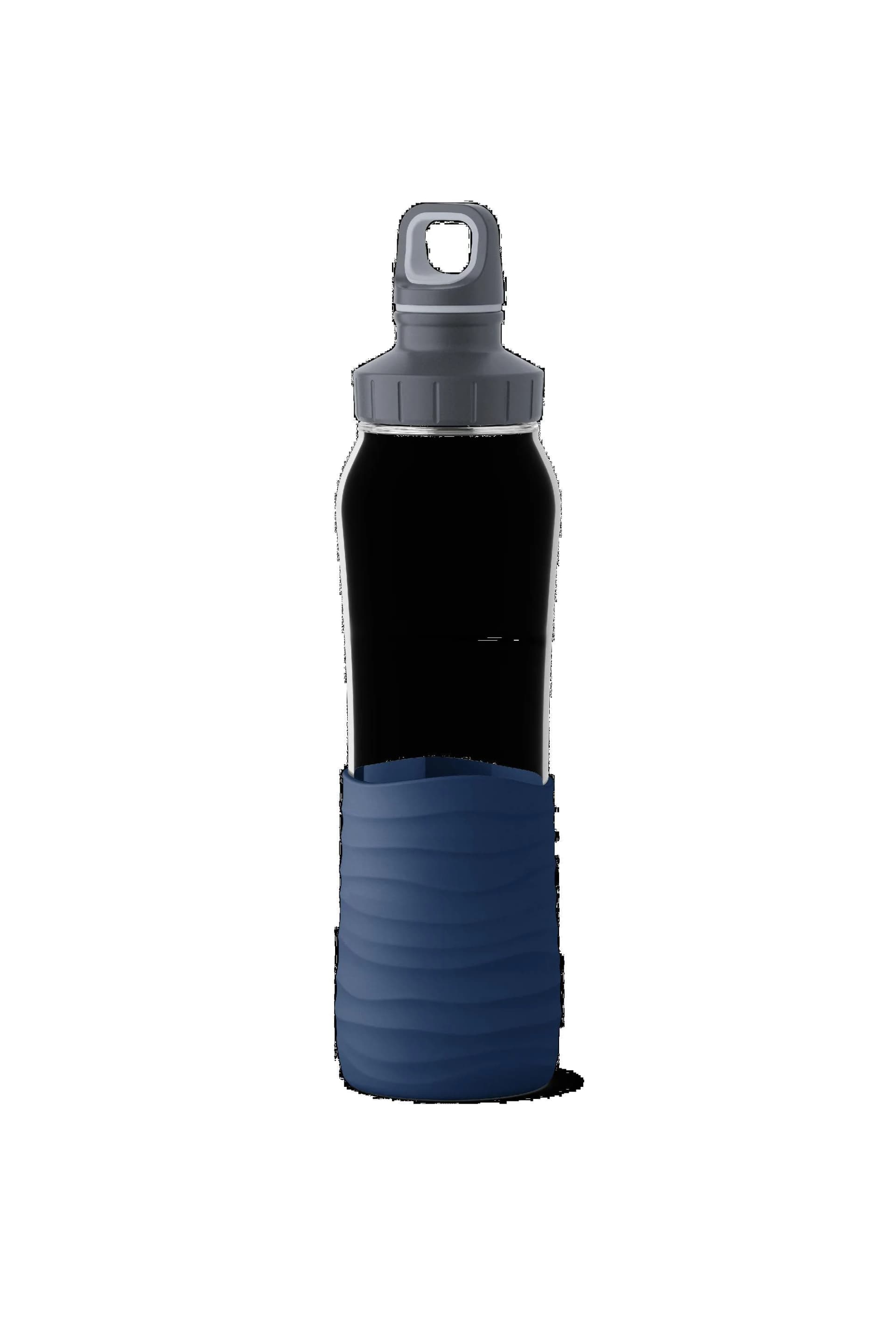 Trinkflasche Drink2Go Blau Isoliert 500ml Emsa