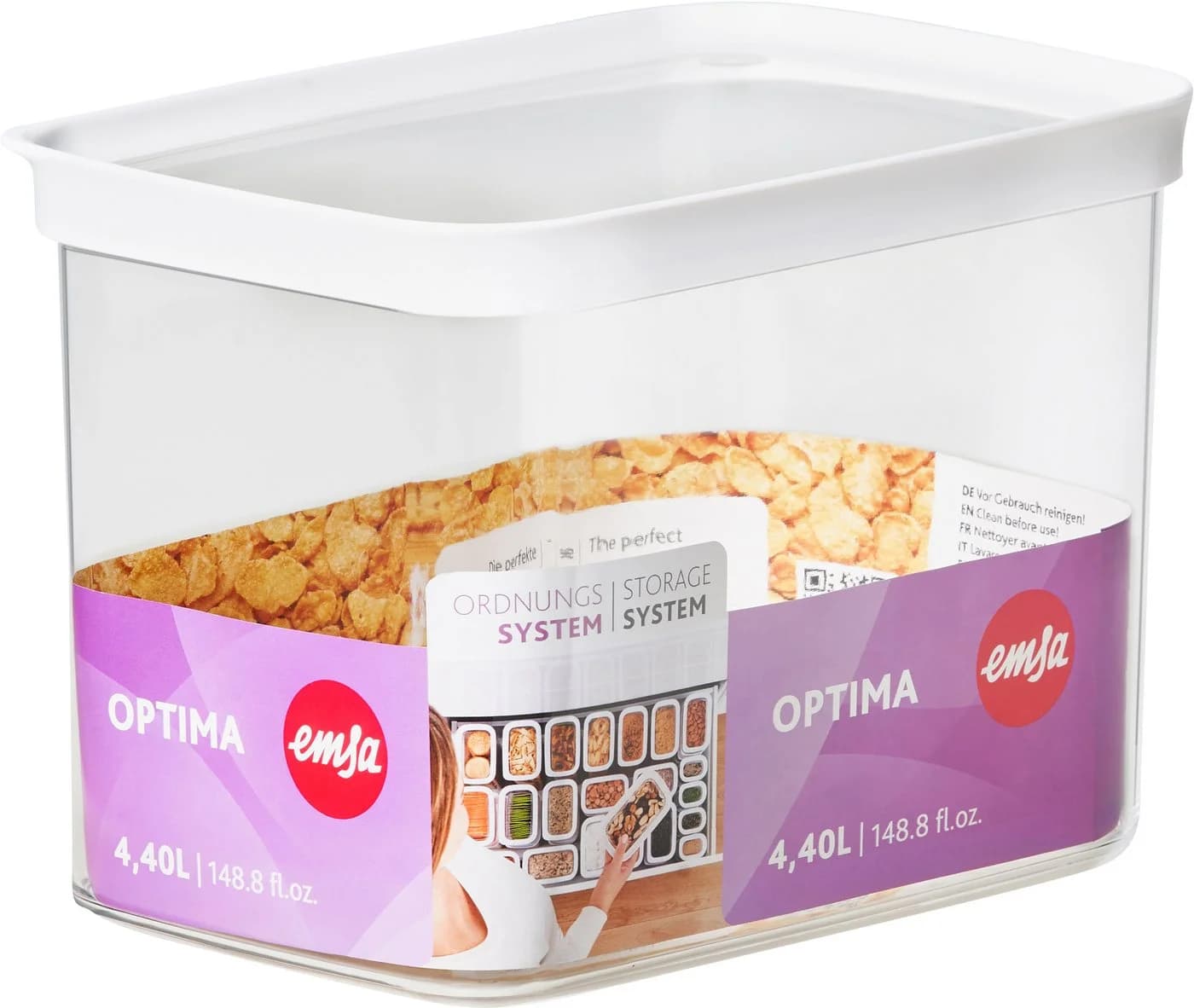 Emsa Vorratsdose Optima Kunststoff Transparent