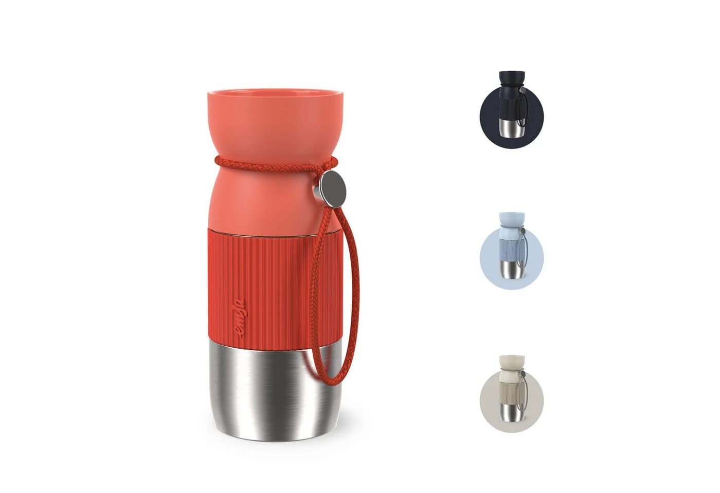 Emsa beYou Cup Thermobecher 0,36L Orange Edelstahl - Bild 2