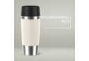 EMSA Travel Mug Classic Twist Thermobecher Cremeweiß Bild 3