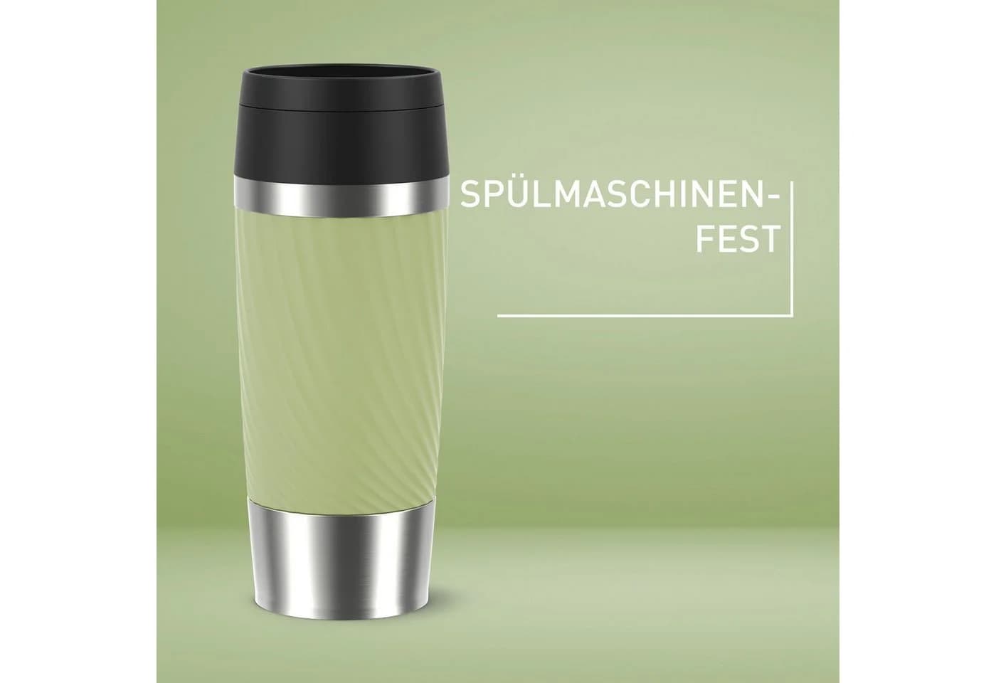 EMSA Travel Mug Classic Twist Isolierbecher Apfelgrün 0,36L - Bild 3