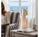 GILDE Porzellan Nachtischlampe Leuchtturm 35cm weiß Bild 1
