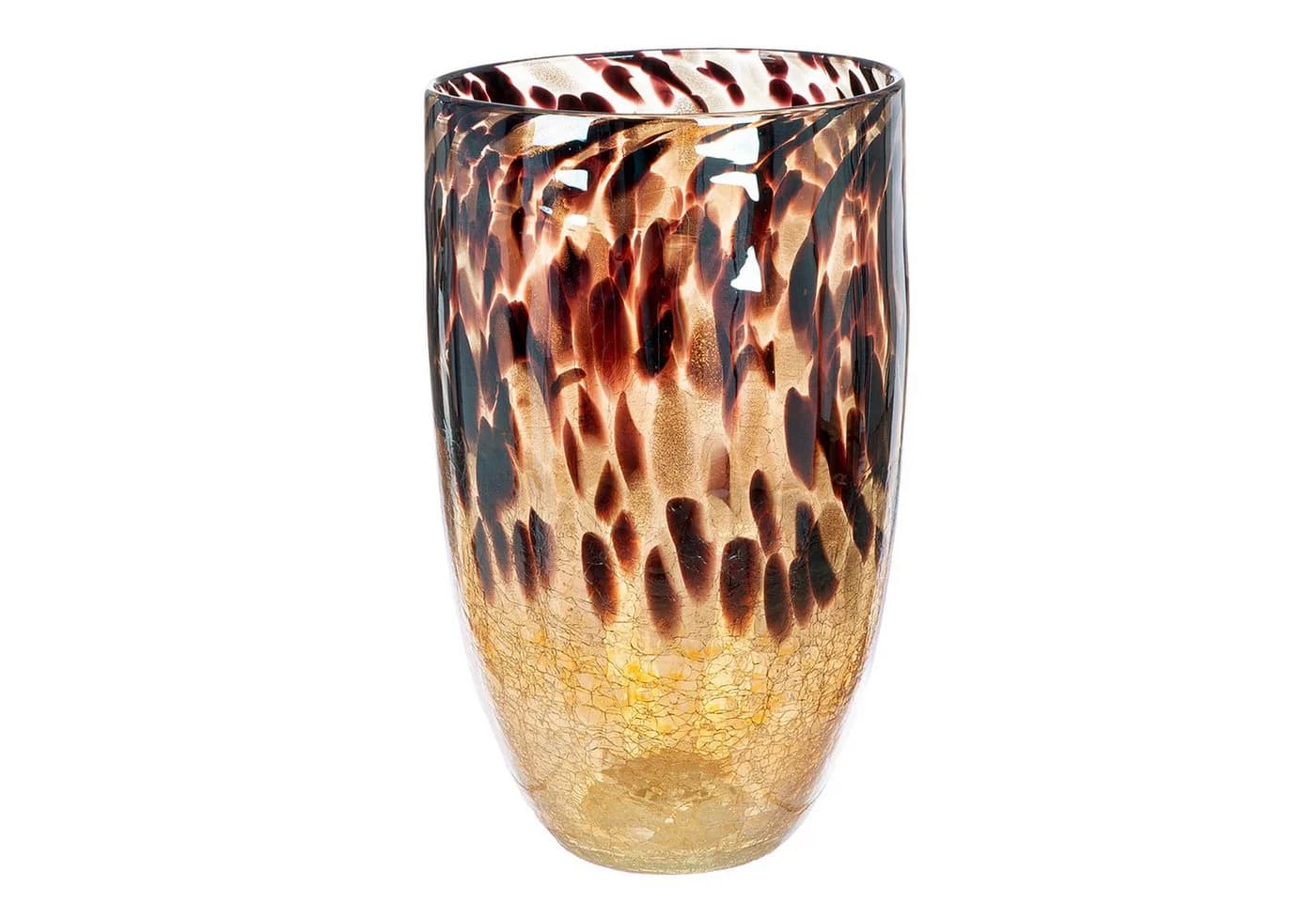 GILDE Dekovase Vase Braun Glas 29 cm - Bild 2
