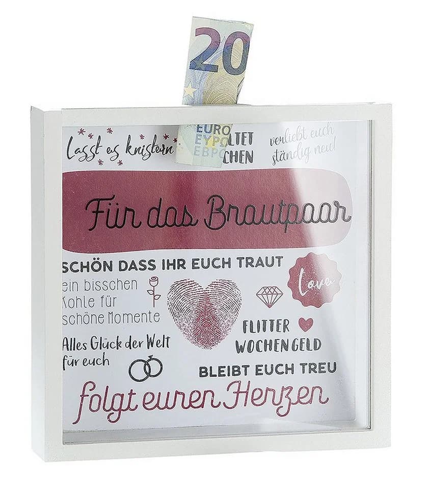 Gilde Hochzeitsspardose 43456 Für das Brautpaar - Bild 2