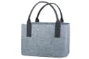 GILDE Filztasche Dunkelgrau Katze Shopper Tragetasche Bild 3