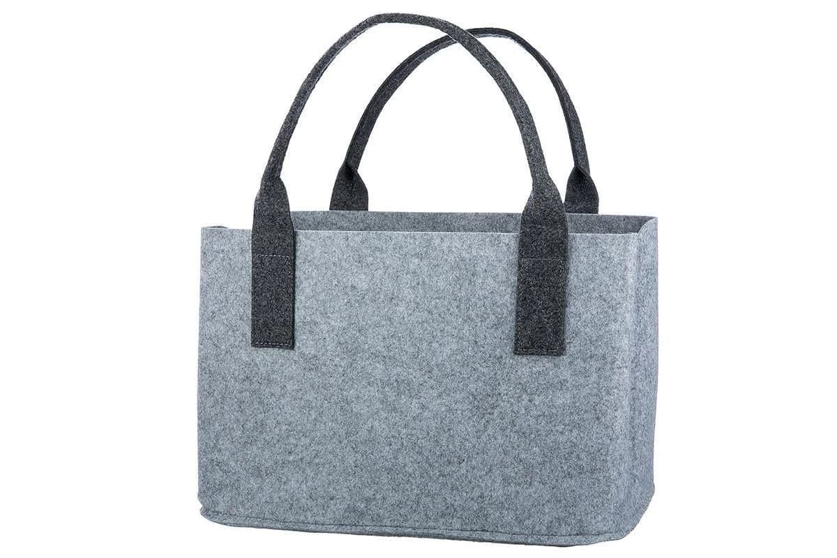 GILDE Filztasche Dunkelgrau Katze Shopper Tragetasche - Bild 3