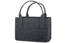 GILDE Filztasche Dunkelgrau Katze Shopper Tragetasche Bild 4