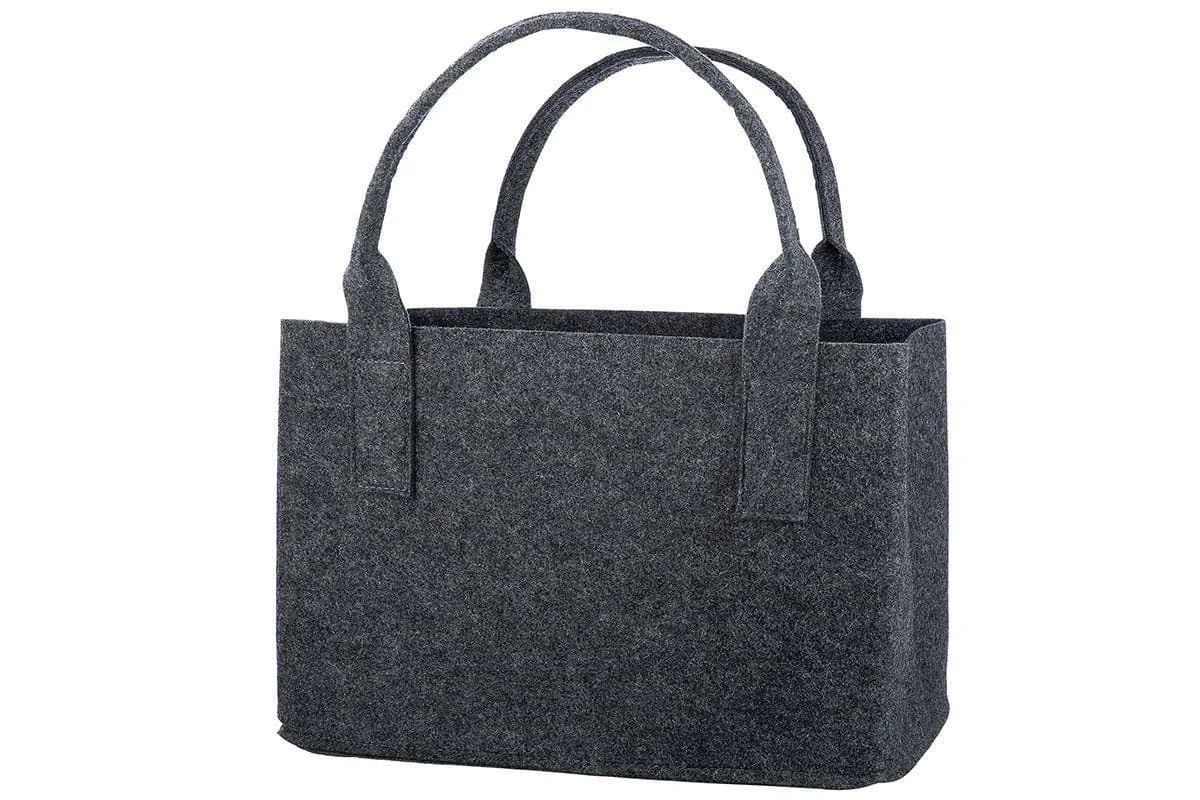 GILDE Filztasche Dunkelgrau Katze Shopper Tragetasche - Bild 4