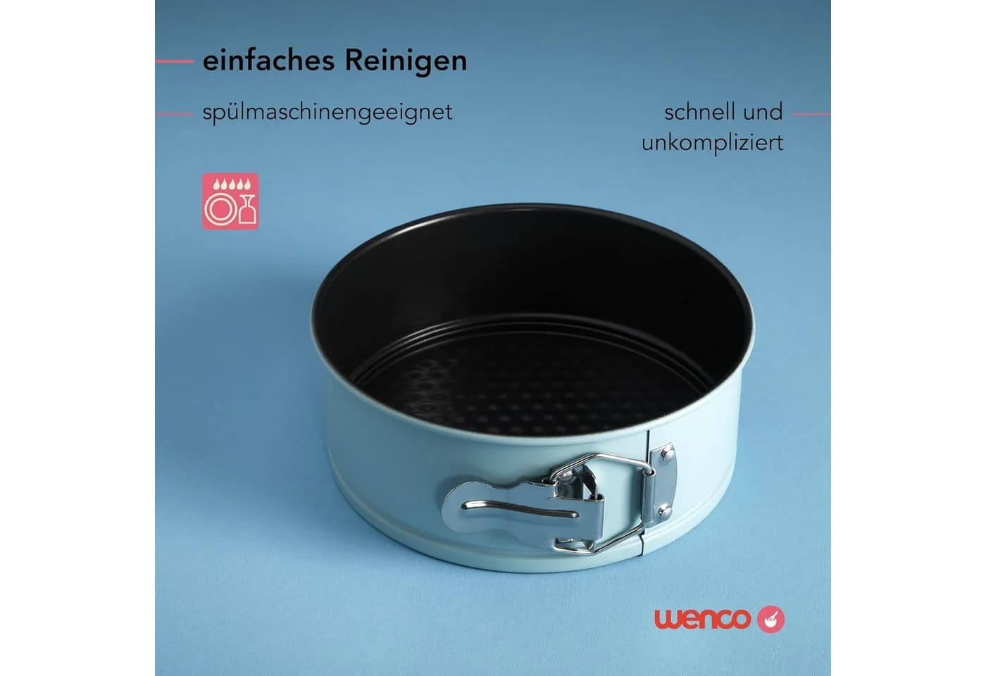Wenco Springform 18 cm Grün Antihaftbeschichtung - Bild 4
