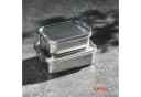 Wenco Lunchbox 650 ml Edelstahl 2-fach unterteilt Auslaufsicher Bild 1