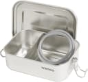 Wenco Lunchbox 650 ml Edelstahl 2-fach unterteilt Auslaufsicher Bild 2