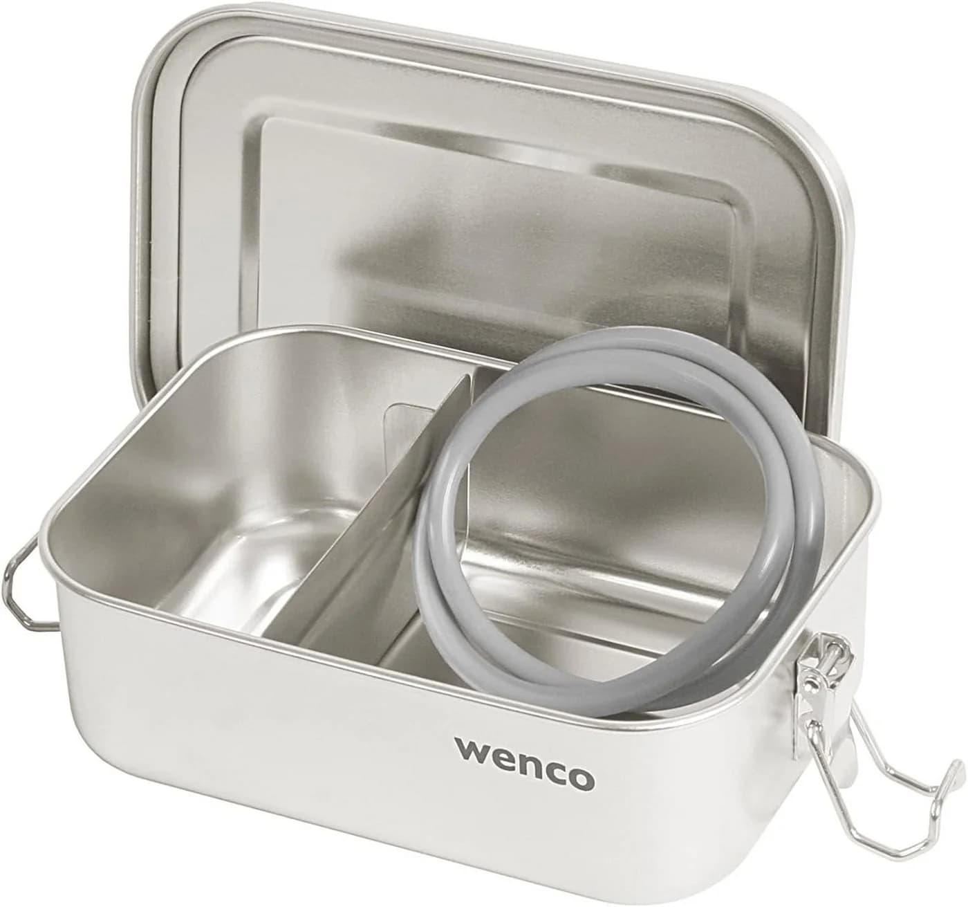 Wenco Lunchbox 650 ml Edelstahl 2-fach unterteilt Auslaufsicher - Bild 2
