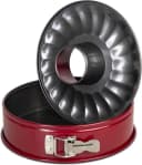 Wenco Springform 26 cm Rot 3-teilig Antihaftbeschichtung Bild 3