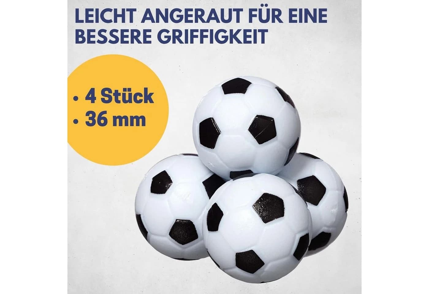 Best Sporting Kickerbälle 4er-Set 36mm