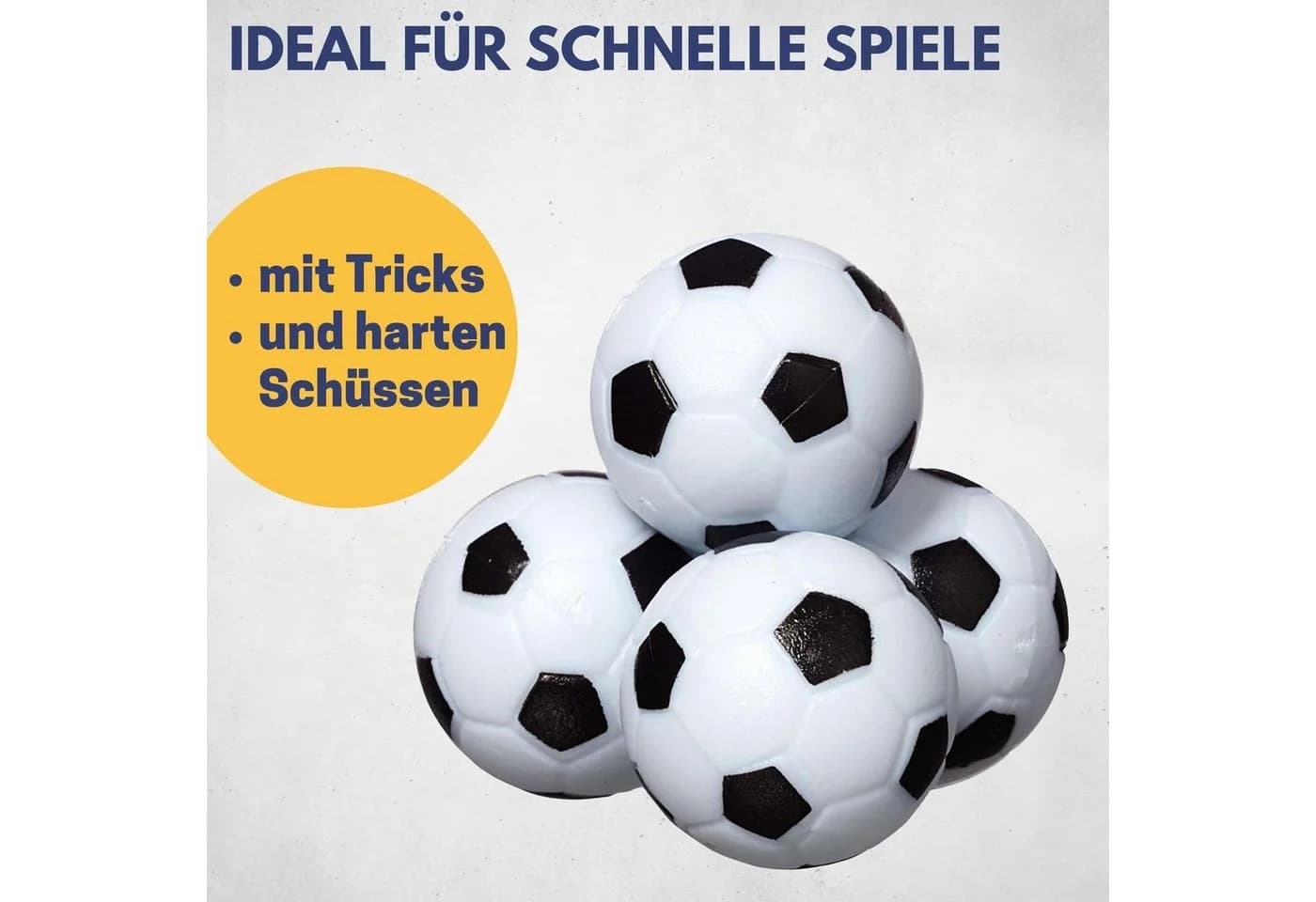 Best Sporting Kickerbälle 4er-Set 36mm - Bild 3