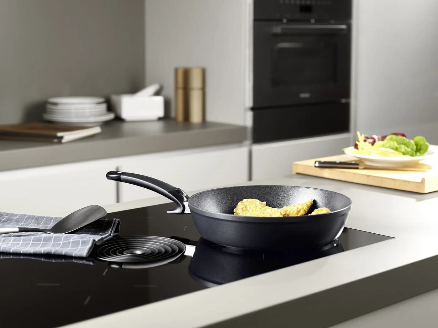 Fissler Bratpfanne Adamant Comfort 26cm Schwarz Kratzfest Induktion